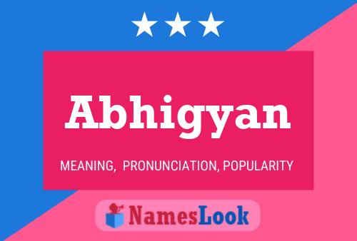 Abhigyan Name Poster