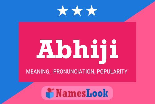 Abhiji Name Poster