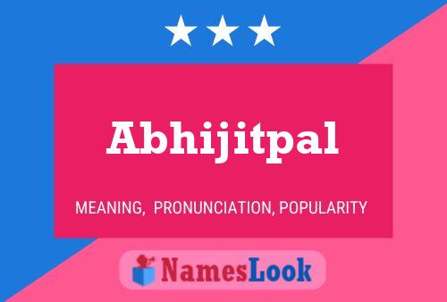 Abhijitpal Name Poster