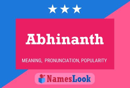 Abhinanth Name Poster