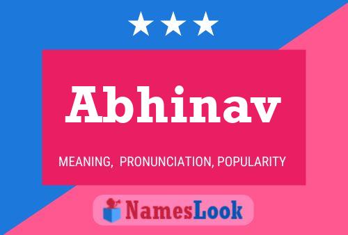 Abhinav Name Poster