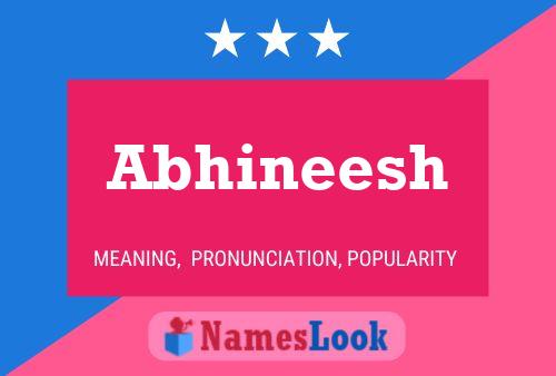 Abhineesh Name Poster