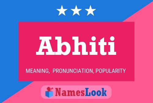 Abhiti Name Poster