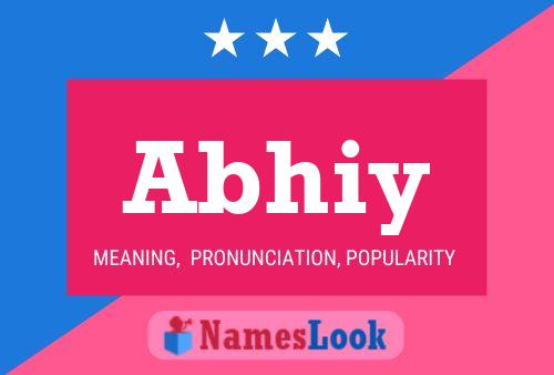 Abhiy Name Poster