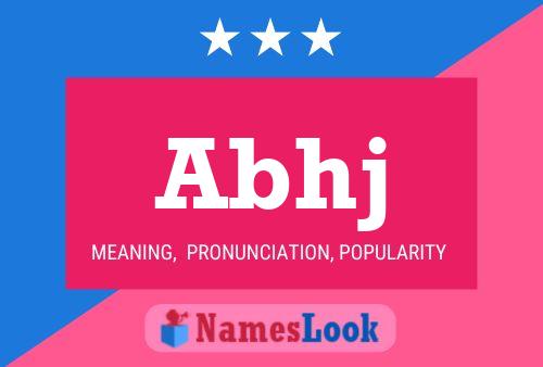 Abhj Name Poster