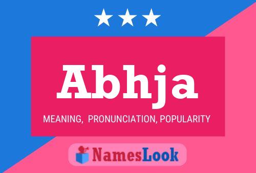 Abhja Name Poster