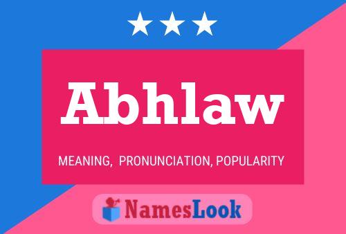 Abhlaw Name Poster