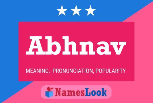 Abhnav Name Poster