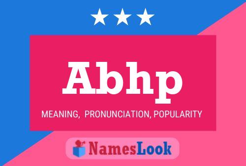 Abhp Name Poster