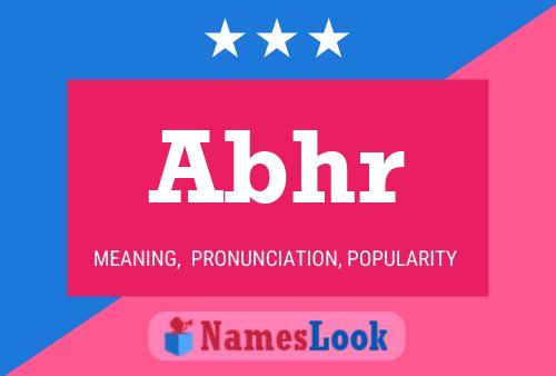 Abhr Name Poster