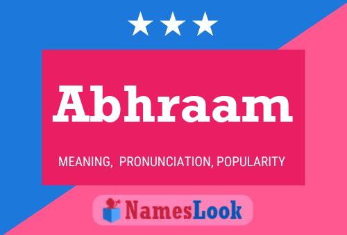 Abhraam Name Poster