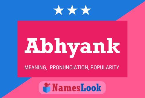 Abhyank Name Poster