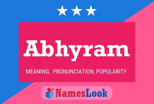 Abhyram Name Poster