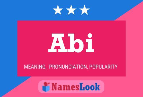 Abi Name Poster