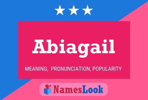 Abiagail Name Poster