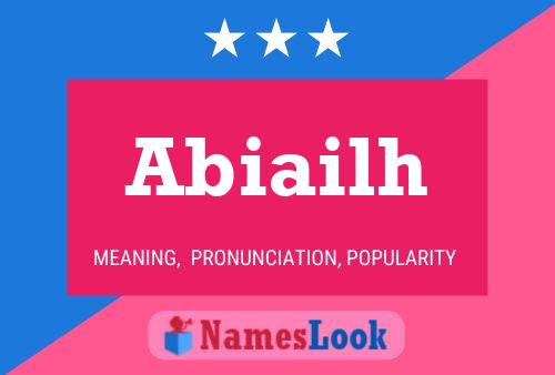 Abiailh Name Poster