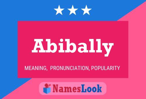 Abibally Name Poster