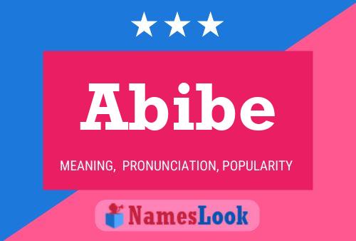 Abibe Name Poster