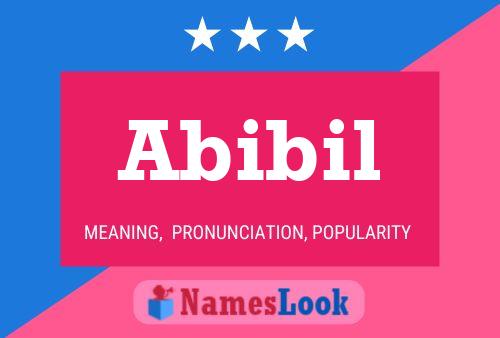 Abibil Name Poster