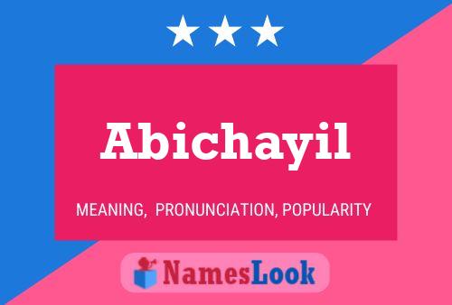 Abichayil Name Poster