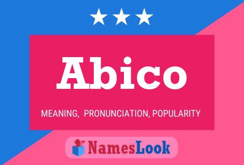 Abico Name Poster