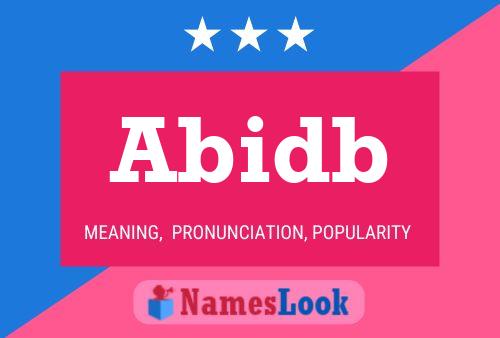 Abidb Name Poster