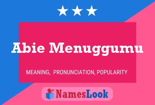 Abie Menuggumu Name Poster