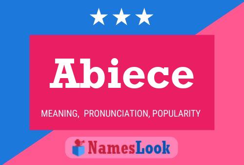 Abiece Name Poster