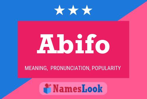 Abifo Name Poster