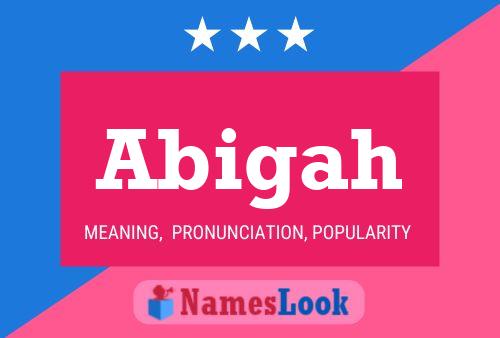 Abigah Name Poster