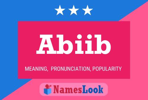 Abiib Name Poster