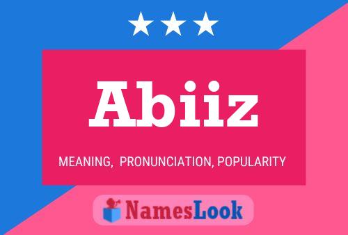 Abiiz Name Poster