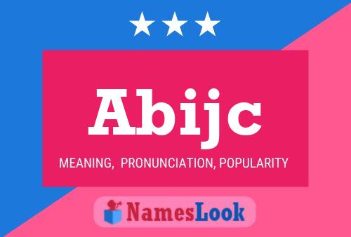 Abijc Name Poster