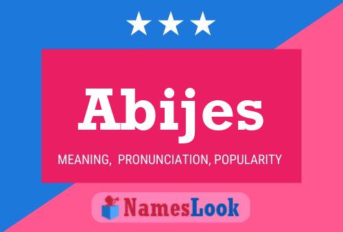 Abijes Name Poster