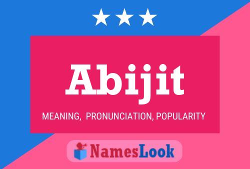 Abijit Name Poster