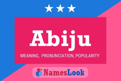 Abiju Name Poster