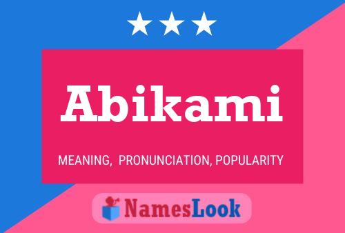 Abikami Name Poster