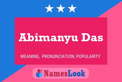 Abimanyu Das Name Poster