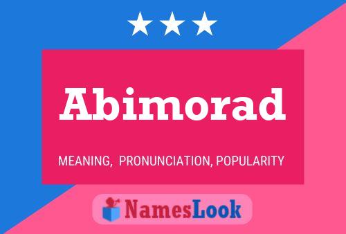 Abimorad Name Poster