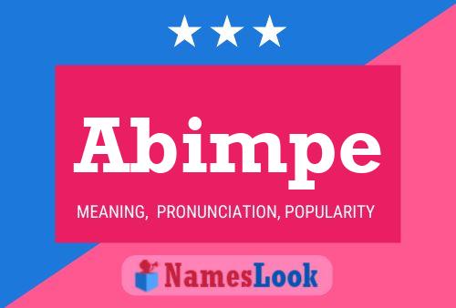 Abimpe Name Poster