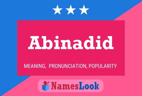 Abinadid Name Poster