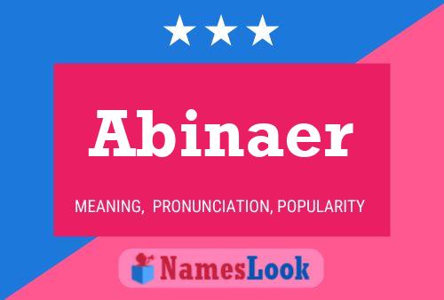 Abinaer Name Poster