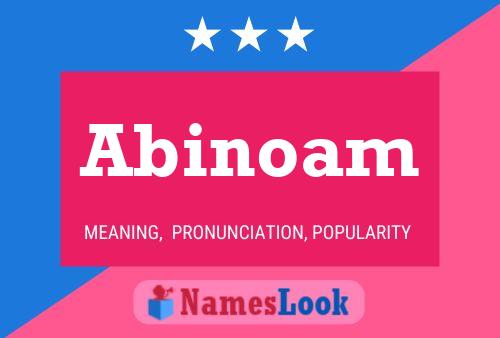 Abinoam Name Poster