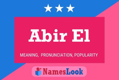 Abir El Name Poster