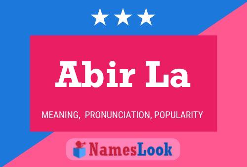 Abir La Name Poster