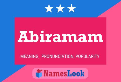 Abiramam Name Poster