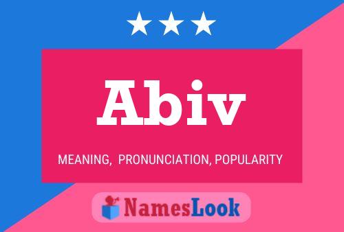 Abiv Name Poster