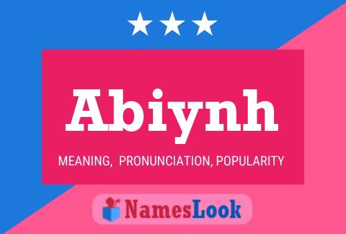 Abiynh Name Poster