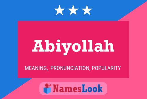 Abiyollah Name Poster