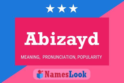 Abizayd Name Poster